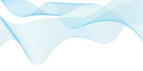 Fototapeta premium Abstract Wavy Lines in Future Web Background