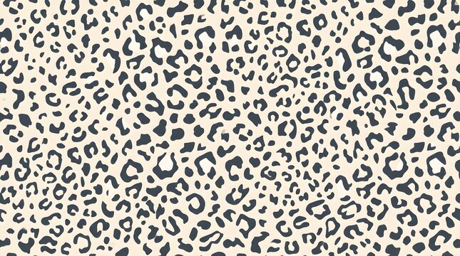 Close up of leopard print fabric with beige and black spots for fashion design and textile applications