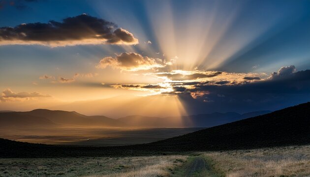 Rays In Sky