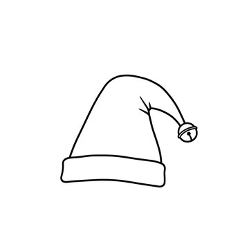 Elf Hat With Jingle Bell the Tip Minimalist Jingle Bell the Tip Minimalist