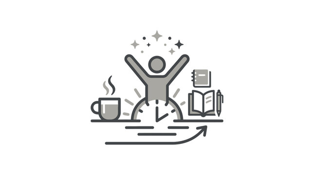 Person with arms raised in celebration.