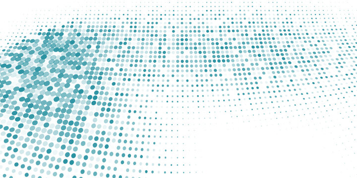 Ocean water wave halftone pattern  swimming pool ripple dot texture. Sea water texture background  modern nice