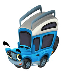cartoon scene with off road heavy truck fireman car isolated on white illustration for children © honeyflavour