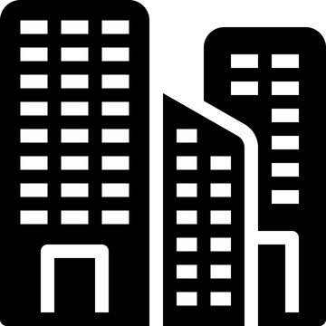 building apartment icon vector object illustration