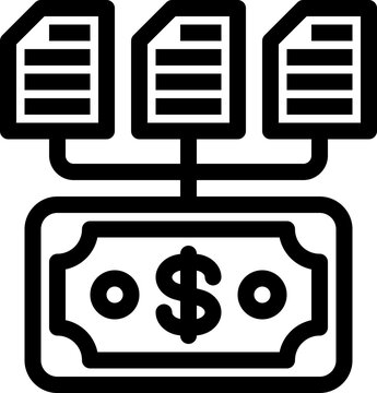 stock market icon vector object illustration