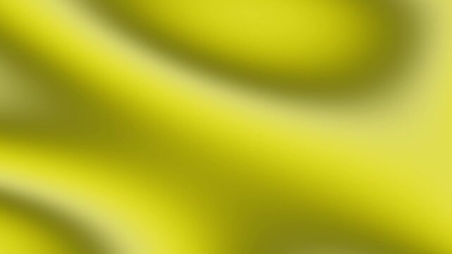 Fluid yellow and green gradient loop creates a smooth, abstract background texture