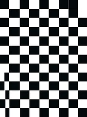 Fototapeta premium Classic black and white checkerboard pattern background