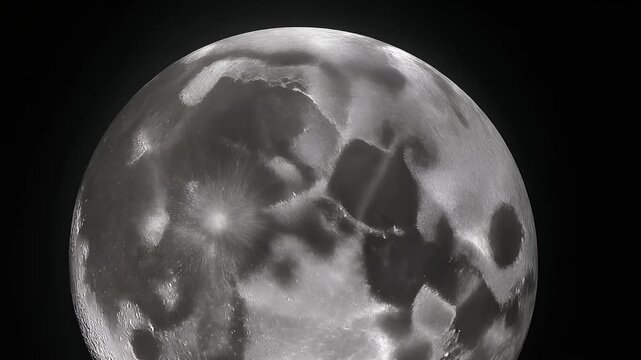 Grayscale radar image of a spherical celestial body with a mottled and fractured surface, resembling a moon or planet.
