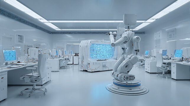 Artificial Intelligence, Cybersecurity, Cloud Computing and Digital Technology Innovation Business Concept