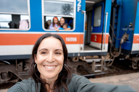 Family Train Journey with Happy Memories. Sri Lanka