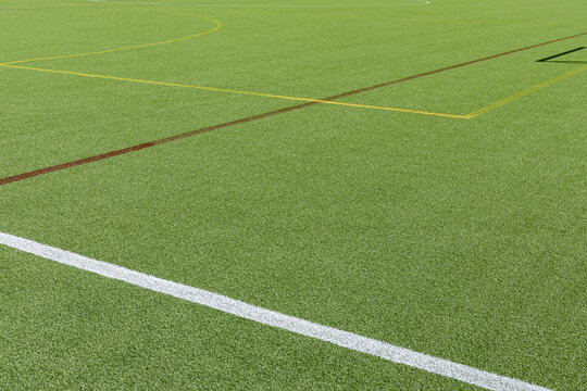 lines on sports field