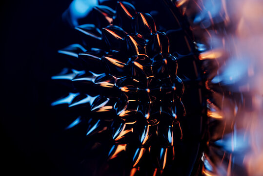 Abstract dark fluid pattern background