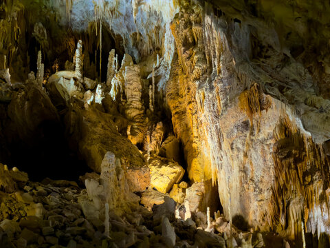 Dramatic Cave Landscape Formations
