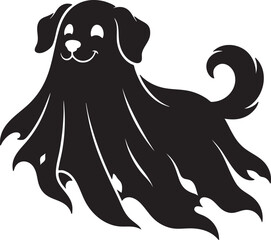Naklejka premium Halloween SVG Bundle, Spooky Ghost Cat Dog Witch Bat Raven Black Silhouette Clipart, Creepy Pumpkin Moon Skeleton Animal Vector Cut File for Cricut, Halloween Sublimation PNG, Printable Halloween Icon