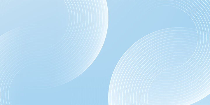 Background pastel colorful  blue and white gradations. Circle effect style geometric simple modern abstract nice