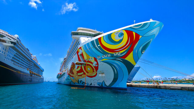 Norwegian NCL Getaway Cruise Ship in Prince George Wharf Nassau Bahamas   . 06.30.26