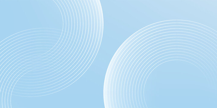 Background pastel colorful  blue and white gradations. Circle effect style geometric simple modern abstract nice