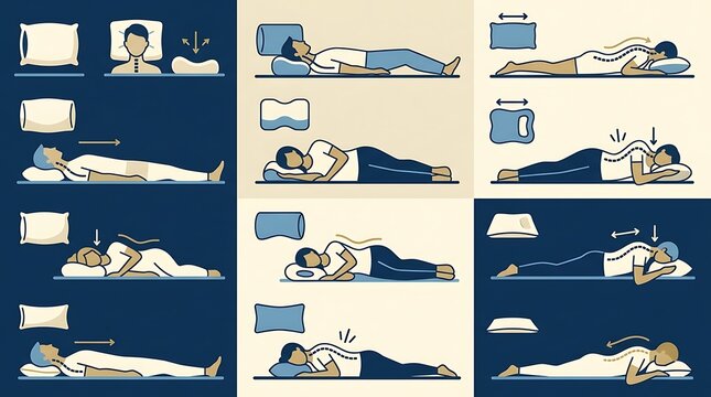 Guide to healthy sleeping postures and spinal alignment