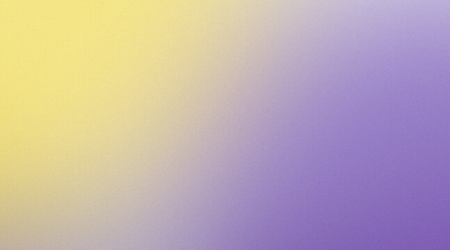Soft pastel yellow and lavender purple gradient background with heavy grainy noise texture