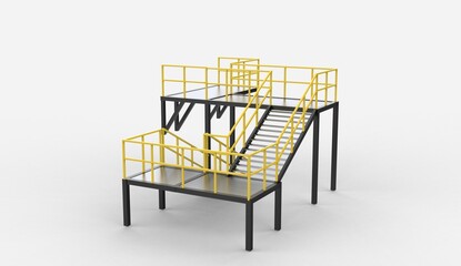 Mobile platform ladder  © ahammadullah