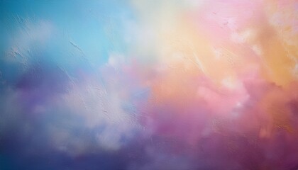 Fototapeta premium Subtle Ombre Effect With Chalky Paint Textures Creating A Soft Dreamy Gradient That Transitions Gently Between Hues