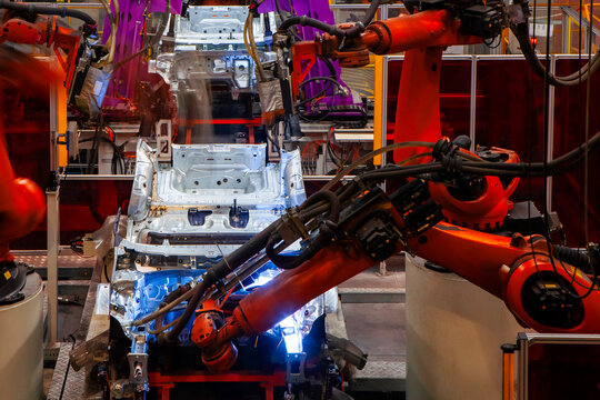 Automobile manufacturing production line