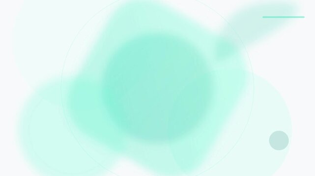 abstract frosted mint geometric expansion transition background