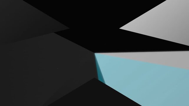 abstract monochromatic shards shatter and expand reveal
