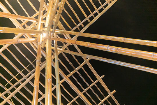 Architectural Light and Bamboo Structure
