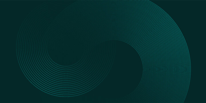 Abstract with green wave background vector illustration modern