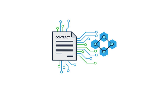 Contract Document with Network Connections.
