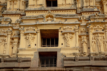 Obraz premium Virupaksha Temple at Hampi UNESCO World Heritage Site Karnataka India Ancient Hindu Temple Architecture