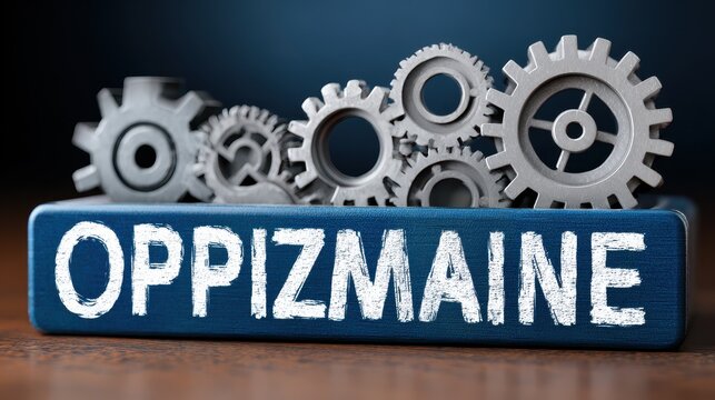 Optimized Workflow Success and optimize alignment efficiency representing business Organizational order and Systematic corporate management as a management concept.