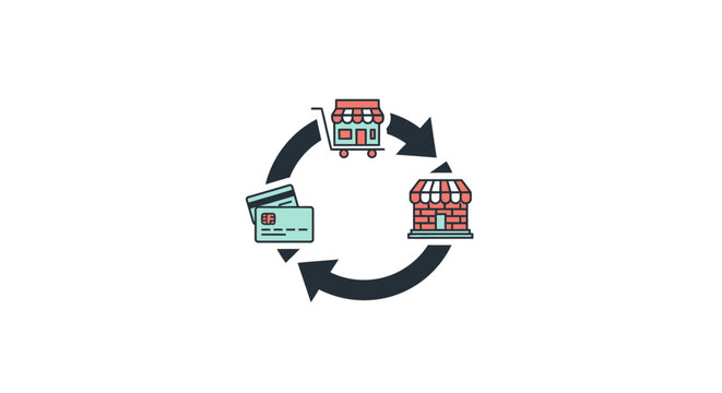 Online shopping cart checkout process.