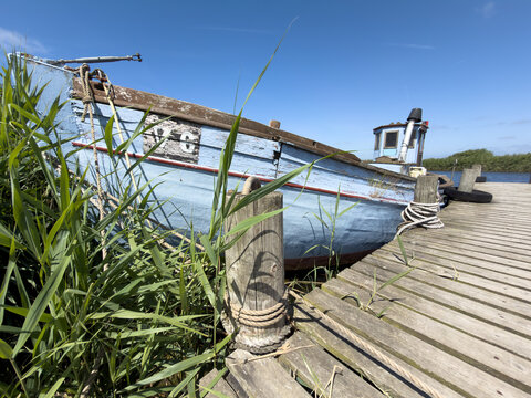 Fischerboot am Ringk&ouml;bing Fjord