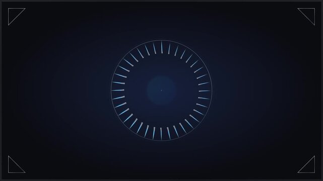 arctic silver metallic audio ring vector animation