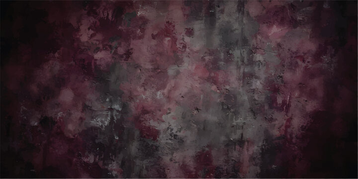 A dark textured grunge background featuring a dirty red paint pattern on an old wall surface with blood and fire orange light accents for a grungy art wallpaper illustration
