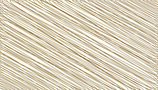 Scribble line background with brown pencil texture, hand drawn diagonal hatching pattern, minimalist sketch overlay for creative design