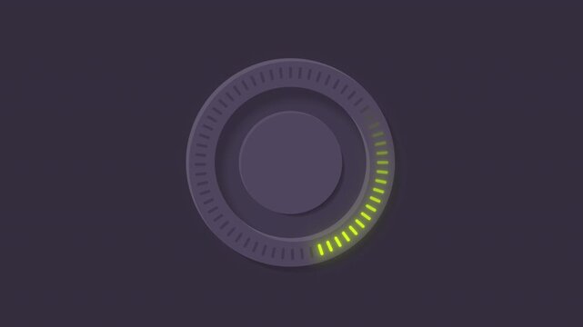 Loading process radial circular state animation. Circle progress bar and AI voice assistant animation. Cloud services management. Information processing .Round display HD video with alpha channel.