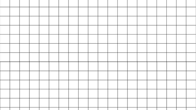 Thin black lines pattern graphics structure a white canvas. Architecture blueprint charts utilize this clean geometric spacing template. The thin black lines pattern moves.