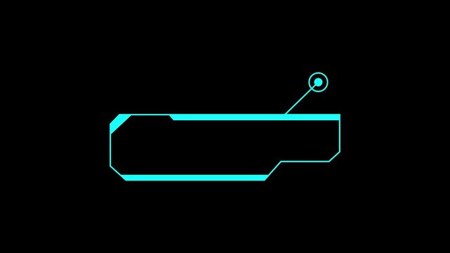 Cyan HUD element meshes process technological layout commands easily. Futuristic broadcast transitions get a premium look from this geometric mesh. The cyan HUD element stays sharp.