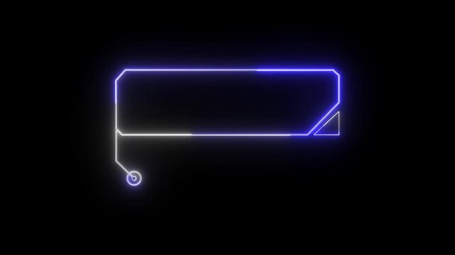 Sci-fi speech bubble frames illuminate a dark presentation canvas. Advanced dialog tracking gains a gorgeous neon layout framework from this tool. The sci-fi speech bubble glows.