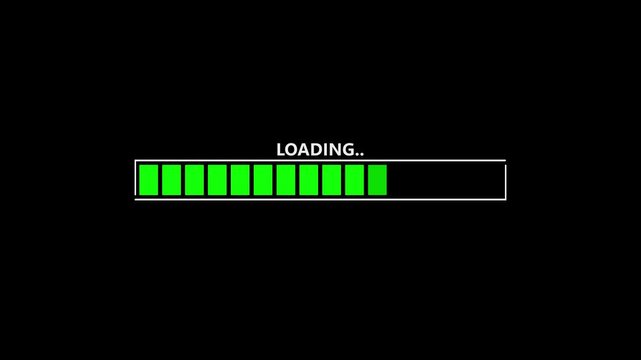 Segmented progress bar indicators monitor security firewalls with green steps. Corporate network setups track flawlessly via this clean index bar. The segmented progress bar moves.