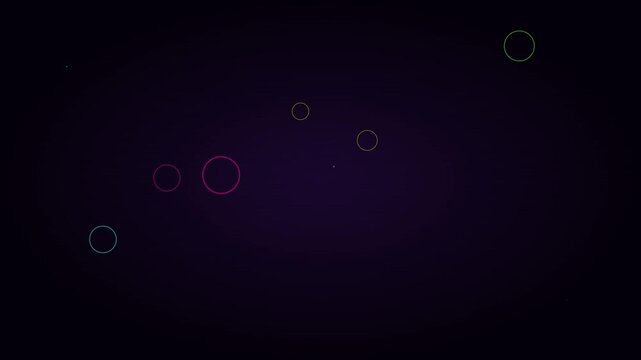 bubble pop fun vibrant abstract vector motion background
