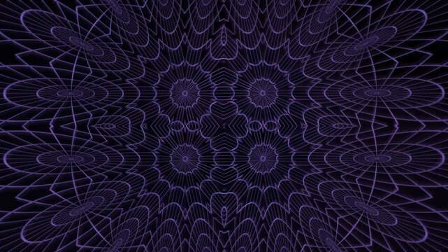 Geometric pattern design with intricate shapes and lines