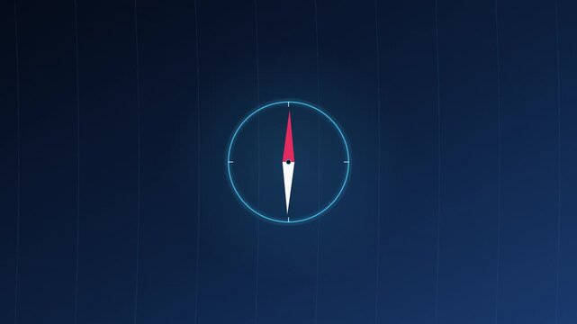 Compass Navigation Direction North Explorer Motion Background