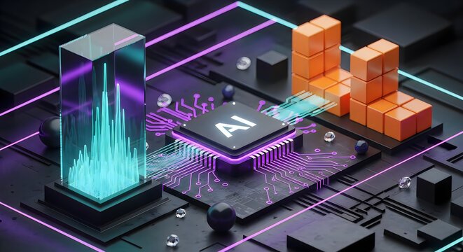Artificial intelligence circuit board data analysis machine learning and neural network visualization