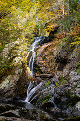 waterfall on an autumn hike © E.E.Tremper