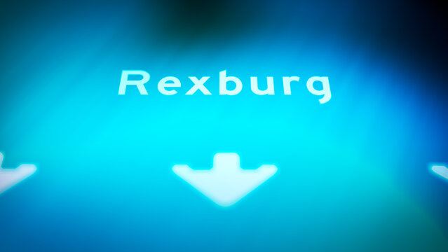 Crime Filler Shot - Cinematic Idaho State Highway Sign - Rexburg