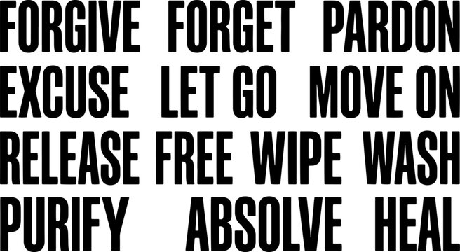 Healing and forgiveness words for personal growth mental wellness and moving ahead